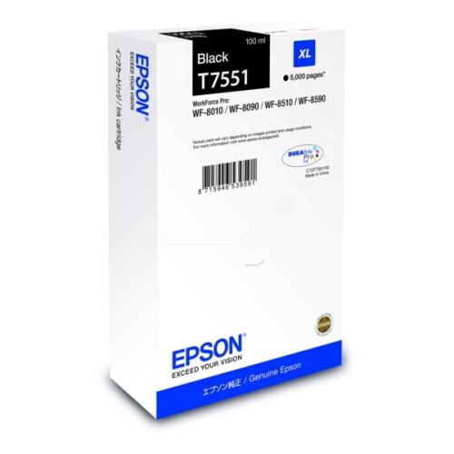 Epson cartouche d'impression noir (C13T755140 / T7551)