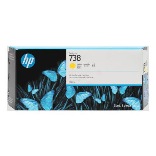 HP cartouche d'impression jaune (676M8A / 738)