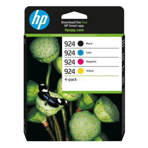 HP cartouche d'impression noir / cyan / magenta / jaune (6C3Z1NE / 924) (multipack)