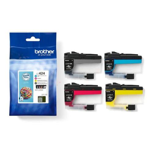 Brother cartouche d'impression noir / cyan / magenta / jaune (LC424VAL /) (multipack)