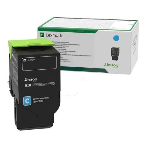 Lexmark toner cyan (78C20C0 / 078C20C0) (Retour)