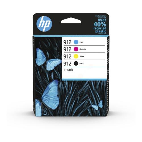 HP cartouche d'impression noir / cyan / magenta / jaune (6ZC74AE / 912) (multipack)