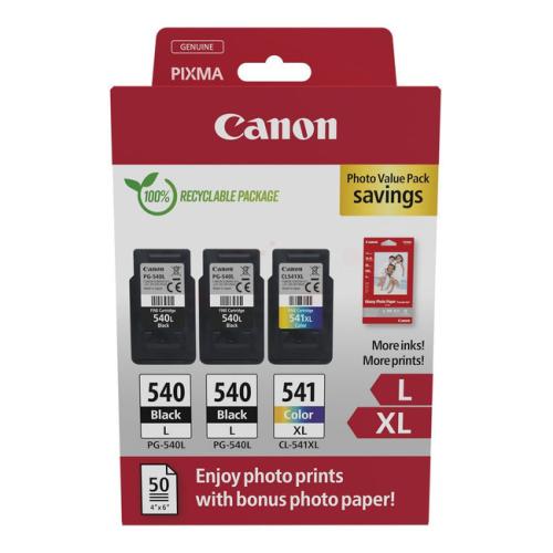 Canon cartouche d'impression noir / couleur (5224B015 / PG540L+CL541XL) (multipack)