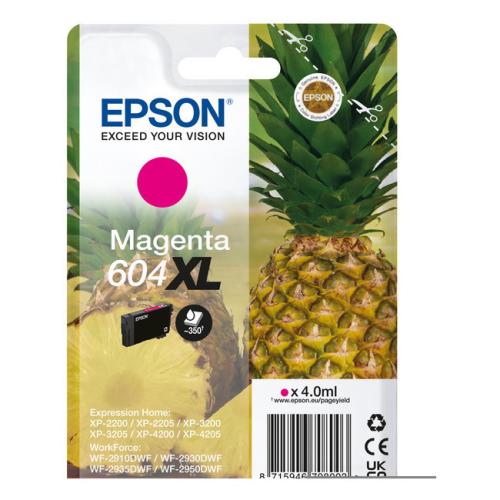 Epson cartouche d'impression magenta (C13T10H34010 / 604XL) (grande capacité)