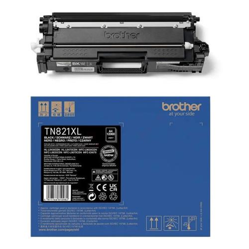 Brother toner noir (TN821XLBK)