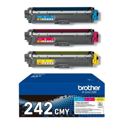 Brother toner cyan / magenta / jaune (TN242CMY /) (multipack)