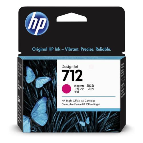 HP cartouche d'impression magenta (3ED68A / 712)