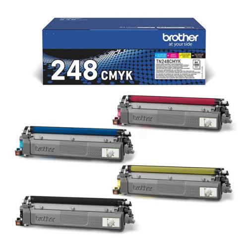 Brother toner noir / cyan / magenta / jaune (TN248CMYK / TN248VAL) (multipack)