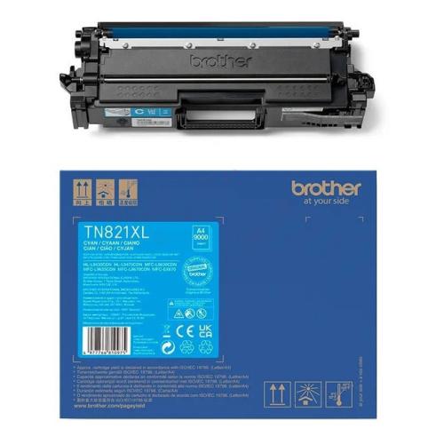 Brother toner cyan (TN821XLC)