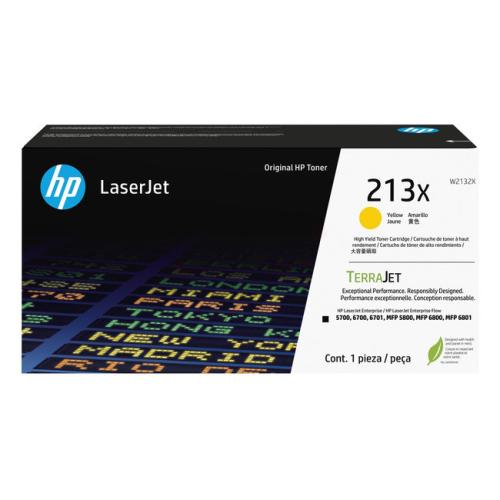 HP toner jaune (W2132X / 213X) (grande capacité)