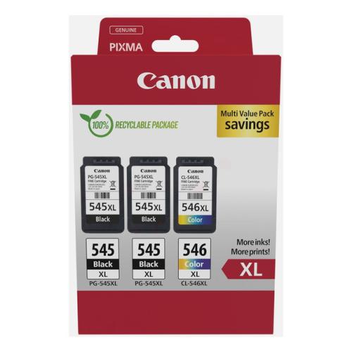 Canon cartouche d'impression noir / couleur (8286B013 / PG545XL+CL546XL) (multipack, grande capacité)