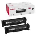 Canon toner noir (2662B005 / 718BKVP) (Double Pack)