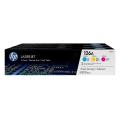 HP toner cyan / magenta / jaune (CF341A / 126A) (rainbow kit)