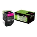 Lexmark toner magenta (80C2SM0 / 802SM) (Retour)