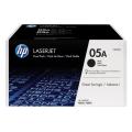 HP toner noir (CE505D / 05A) (Double Pack)