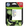 HP cartouche d'impression noir / cyan / magenta / jaune (N9J73AE / 364) (multipack)