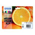 Epson cartouche d'impression noir / photo noire / cyan / magenta / jaune (C13T33374011 / 33) (multipack)