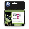 HP cartouche d'impression magenta (3ED78A / 712) (multipack)