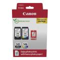 Canon cartouche d'impression noir / couleur (8287B008 / PG545+CL546) (Double Pack, multipack)