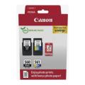 Canon cartouche d'impression noir / couleur (3713C008 / PG560+CL561) (Double Pack, multipack)