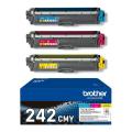 Brother toner cyan / magenta / jaune (TN242CMY /) (multipack)