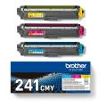 Brother toner cyan / magenta / jaune (TN241CMY /) (multipack)